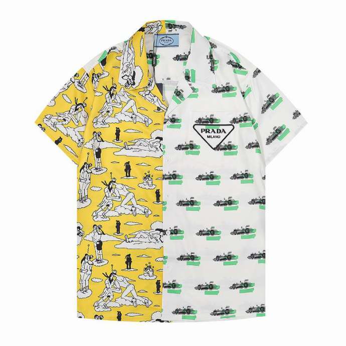 Picture of Prada Shirt Short _SKUPradaM-3XLQ3722551